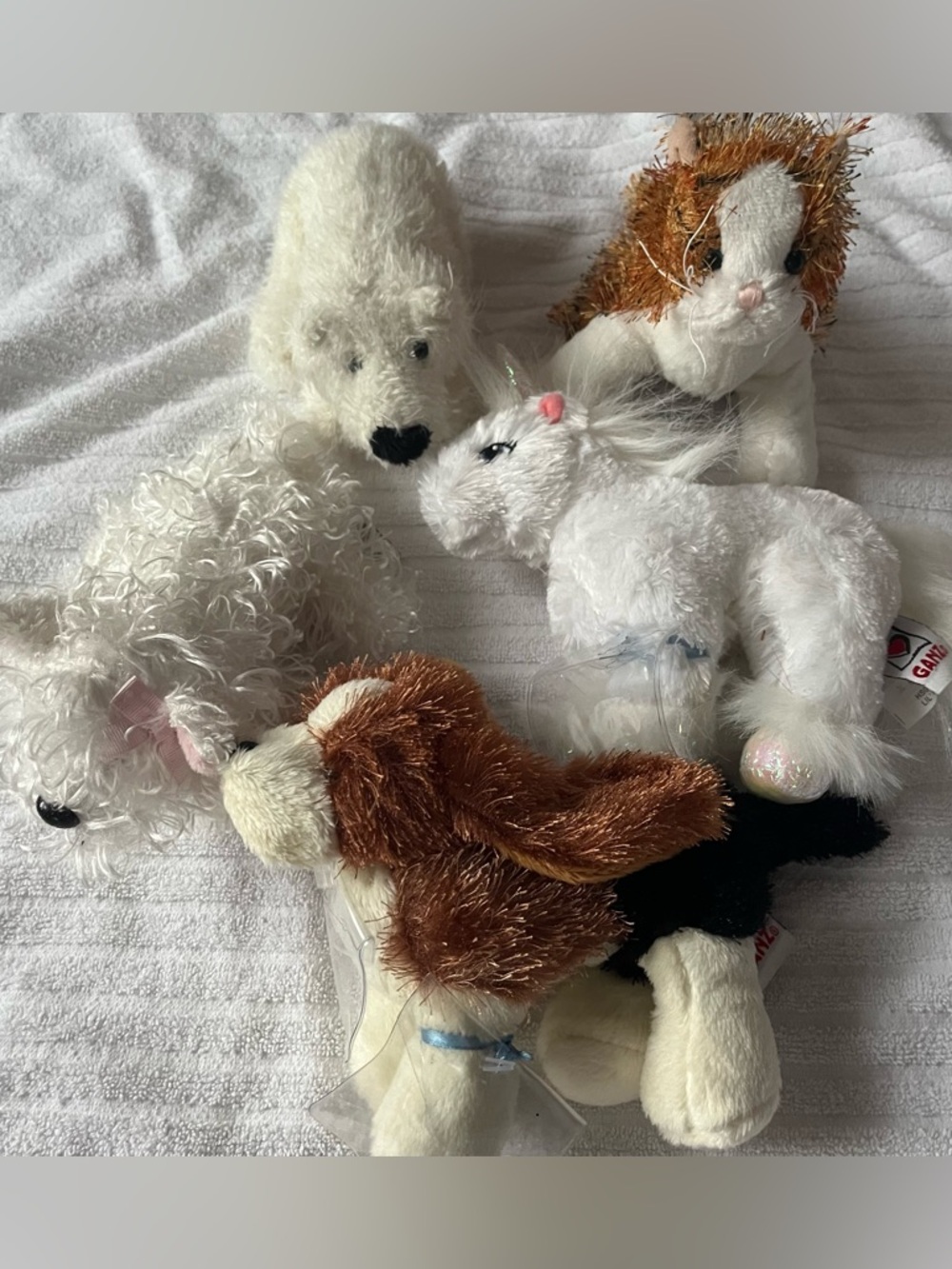 Webkinz lil kinz plush stuffed animals miniature mini lot of 5 bundle no codes
